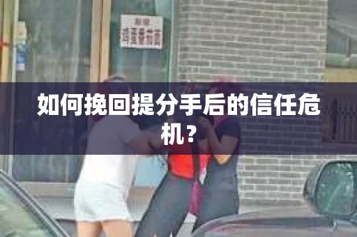 如何挽回提分手后的信任危机？