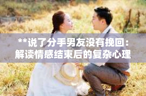 **说了分手男友没有挽回：解读情感结束后的复杂心理与现实**
