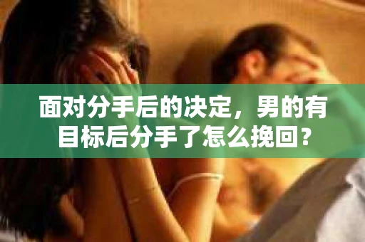 面对分手后的决定，男的有目标后分手了怎么挽回？