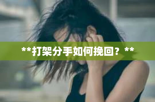 **打架分手如何挽回？**