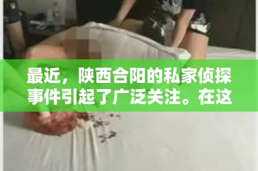 最近，陕西合阳的私家侦探事件引起了广泛关注。在这个信息爆炸的时代，隐私保护显得尤为重要。今天，我们就来聊聊这个事件，看看它背后的一些故事。