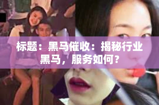 标题：黑马催收：揭秘行业黑马，服务如何？