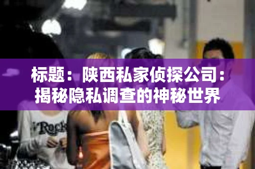 标题：陕西私家侦探公司：揭秘隐私调查的神秘世界