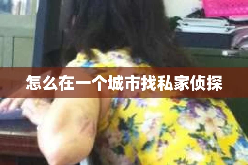 怎么在一个城市找私家侦探