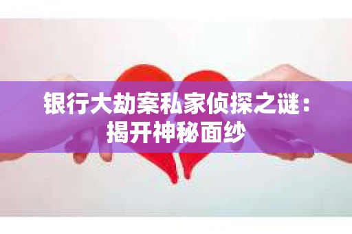 银行大劫案私家侦探之谜:揭开神秘面纱 银行大劫案私家侦探之谜:揭开神秘面纱