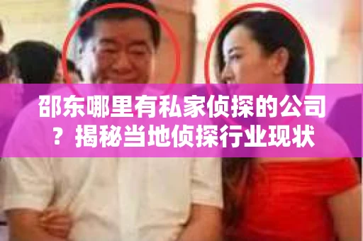 邵东哪里有私家侦探的公司？揭秘当地侦探行业现状