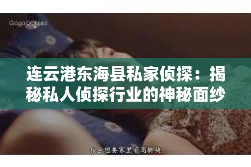连云港东海县私家侦探：揭秘私人侦探行业的神秘面纱