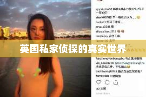 英国私家侦探的真实世界