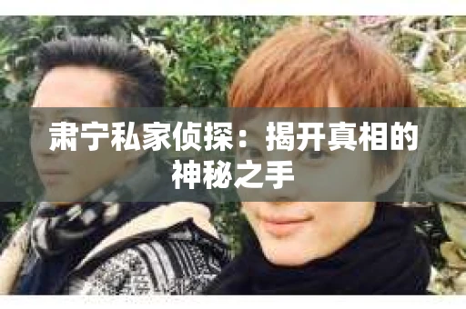 肃宁私家侦探：揭开真相的神秘之手