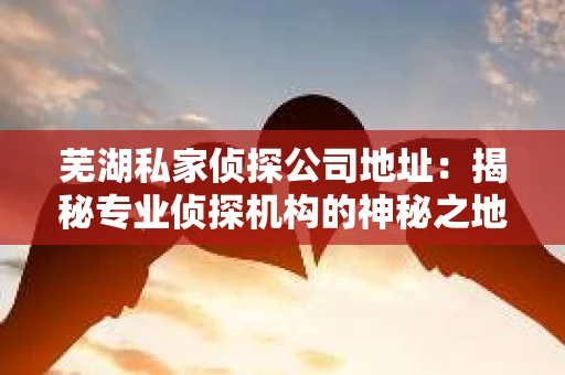 芜湖私家侦探公司地址：揭秘专业侦探机构的神秘之地