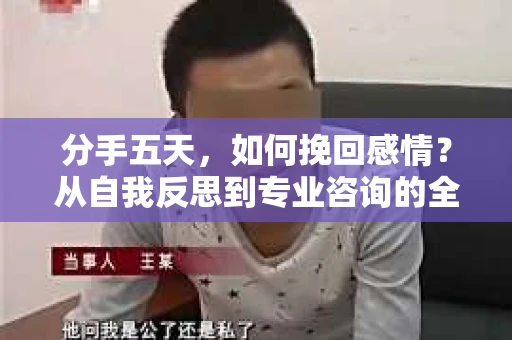 分手五天，如何挽回感情？从自我反思到专业咨询的全面解决方案
