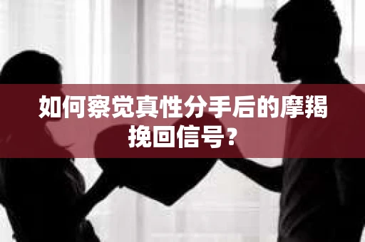 如何察觉真性分手后的摩羯挽回信号？