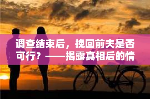 调查结束后，挽回前夫是否可行？——揭露真相后的情感疗愈与人生决策
