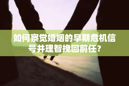如何察觉婚姻的早期危机信号并理智挽回前任？