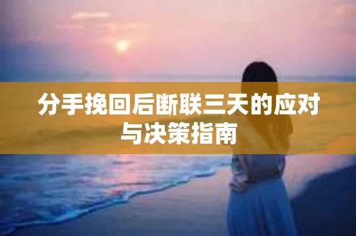 分手挽回后断联三天的应对与决策指南